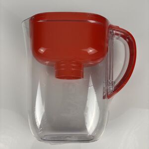 Brita Metro 6 Cup Water Filter Pitcher - Red - BPA Free - Includes 1 Filter